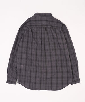 クリンクルチェックシャツ（LS）