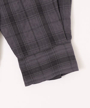 クリンクルチェックシャツ（LS）