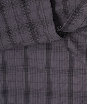 クリンクルチェックシャツ（LS）