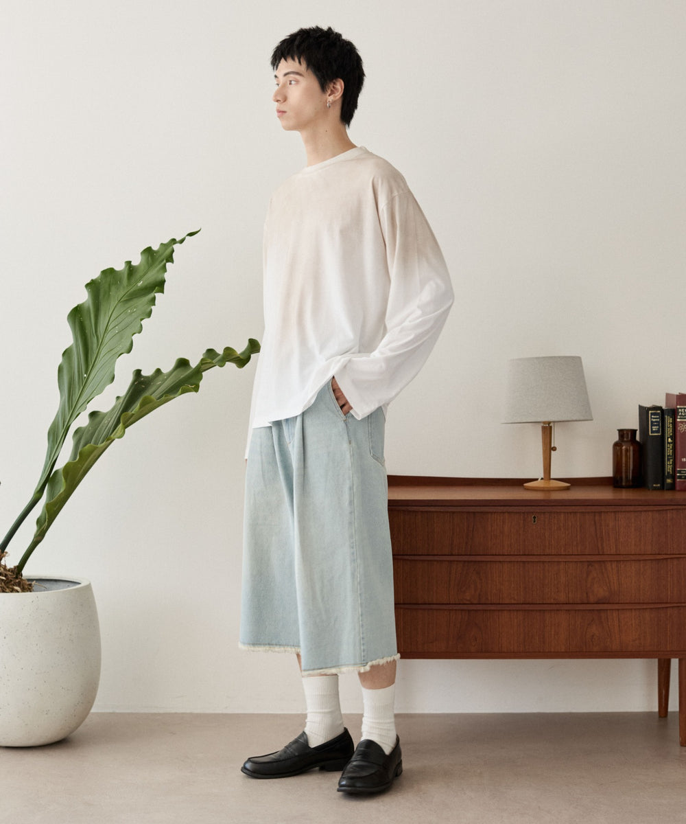 デニム淡 モデル：180cm L着用