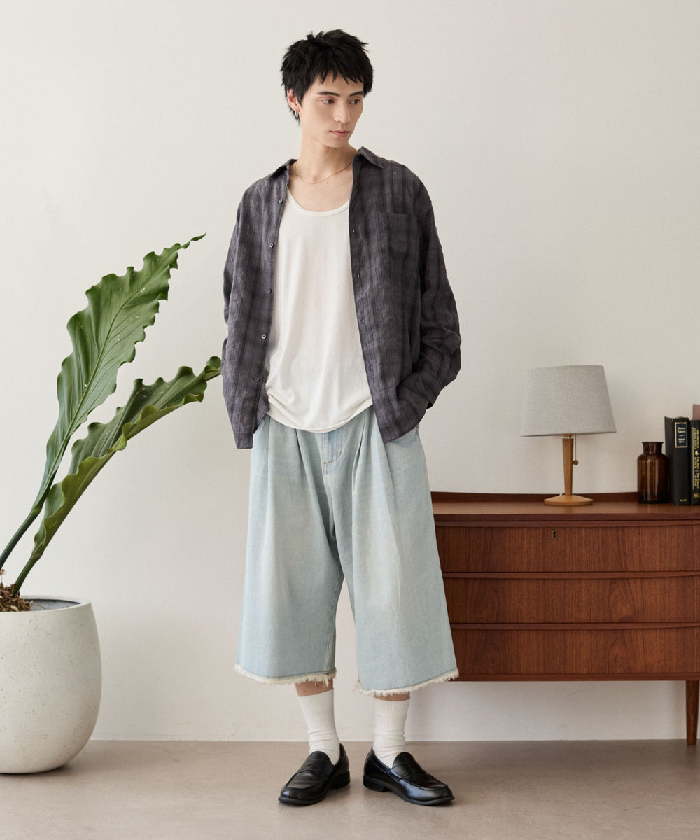 デニム淡 モデル：180cm L着用