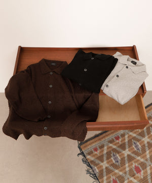 ブークレボタンカーディガン