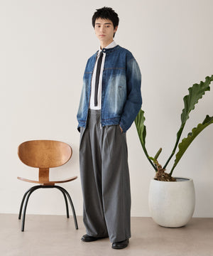 グレーストライプ モデル：180cm L着用