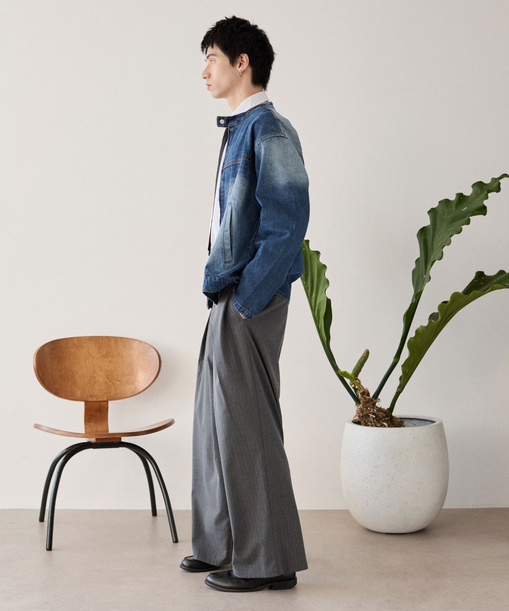 グレーストライプ モデル：180cm L着用