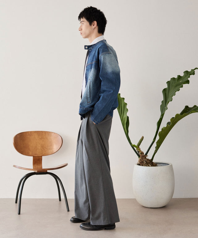 グレーストライプ モデル：180cm L着用