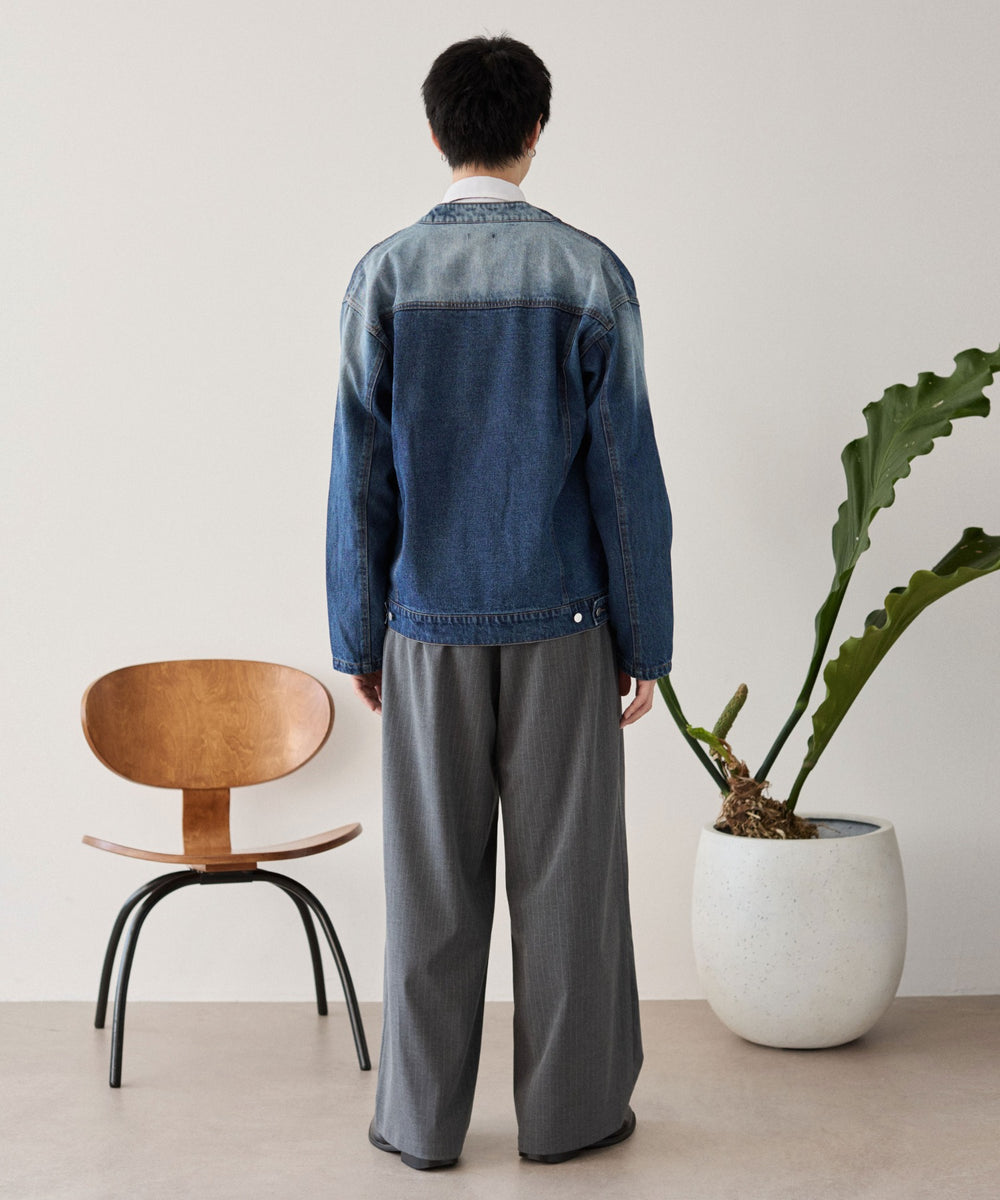 グレーストライプ モデル：180cm L着用