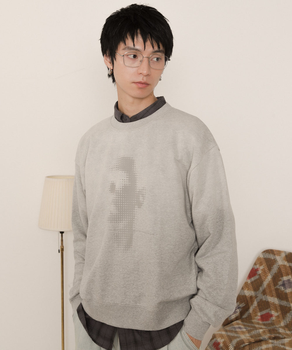 杢グレー モデル：180cm L着用