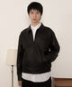 PUダブルZIPブルゾン/ブラック モデル：180cm L着用
