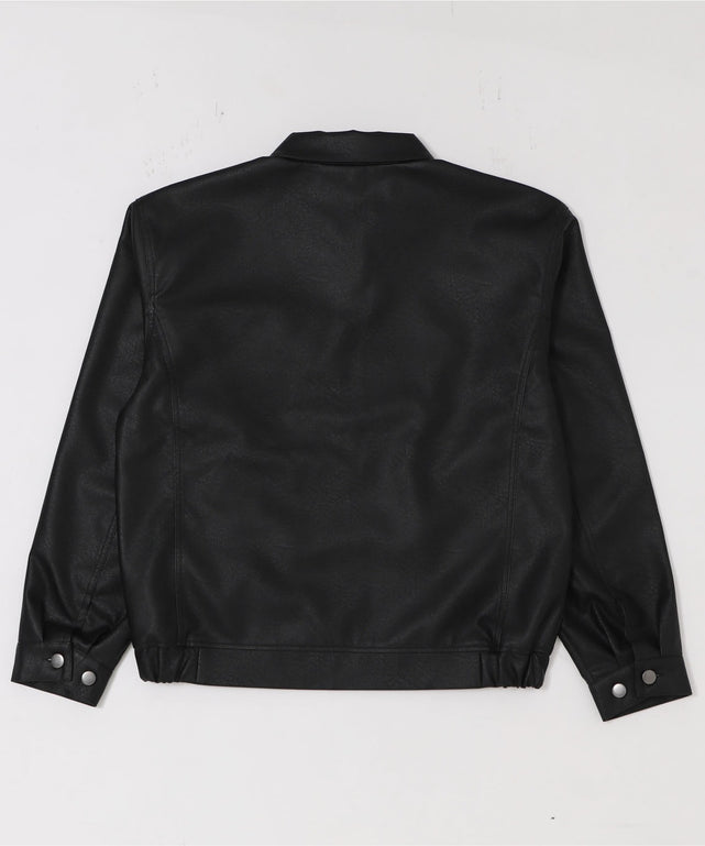 PUダブルZIPブルゾン