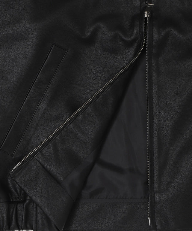 PUダブルZIPブルゾン