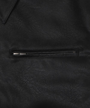 PUダブルZIPブルゾン