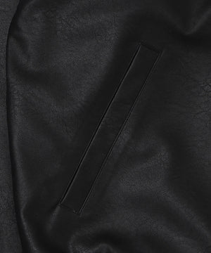 PUダブルZIPブルゾン