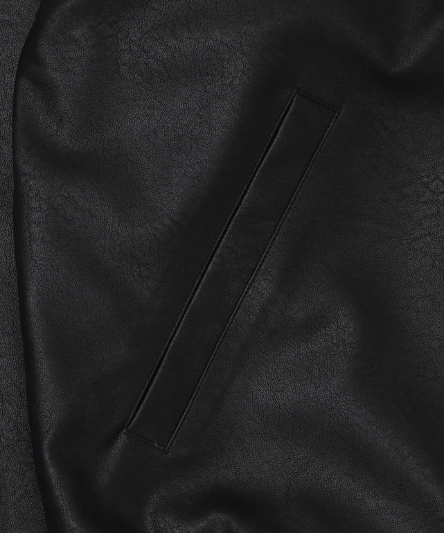 PUダブルZIPブルゾン