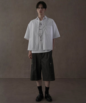 ホワイト　モデル：180㎝　L着用