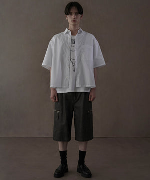 ホワイト　モデル：180㎝　L着用