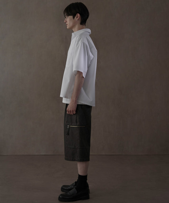 ホワイト　モデル：180㎝　L着用