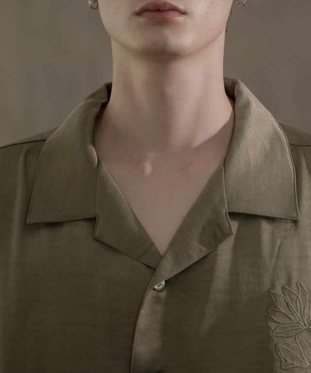 サテン刺繍シャツ（SS）