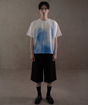 ホワイト　モデル：180㎝　L着用