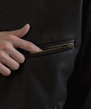 合皮ダブルライダースジャケット