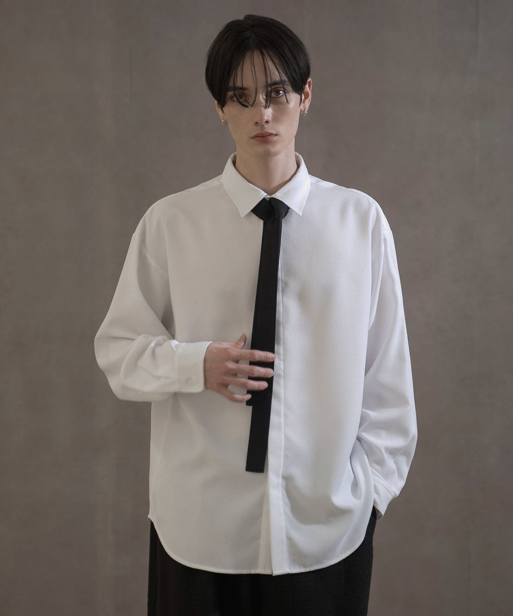 ホワイト　モデル：180㎝　L着用