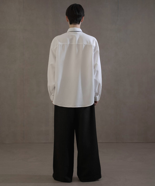 ホワイト　モデル：180㎝　L着用