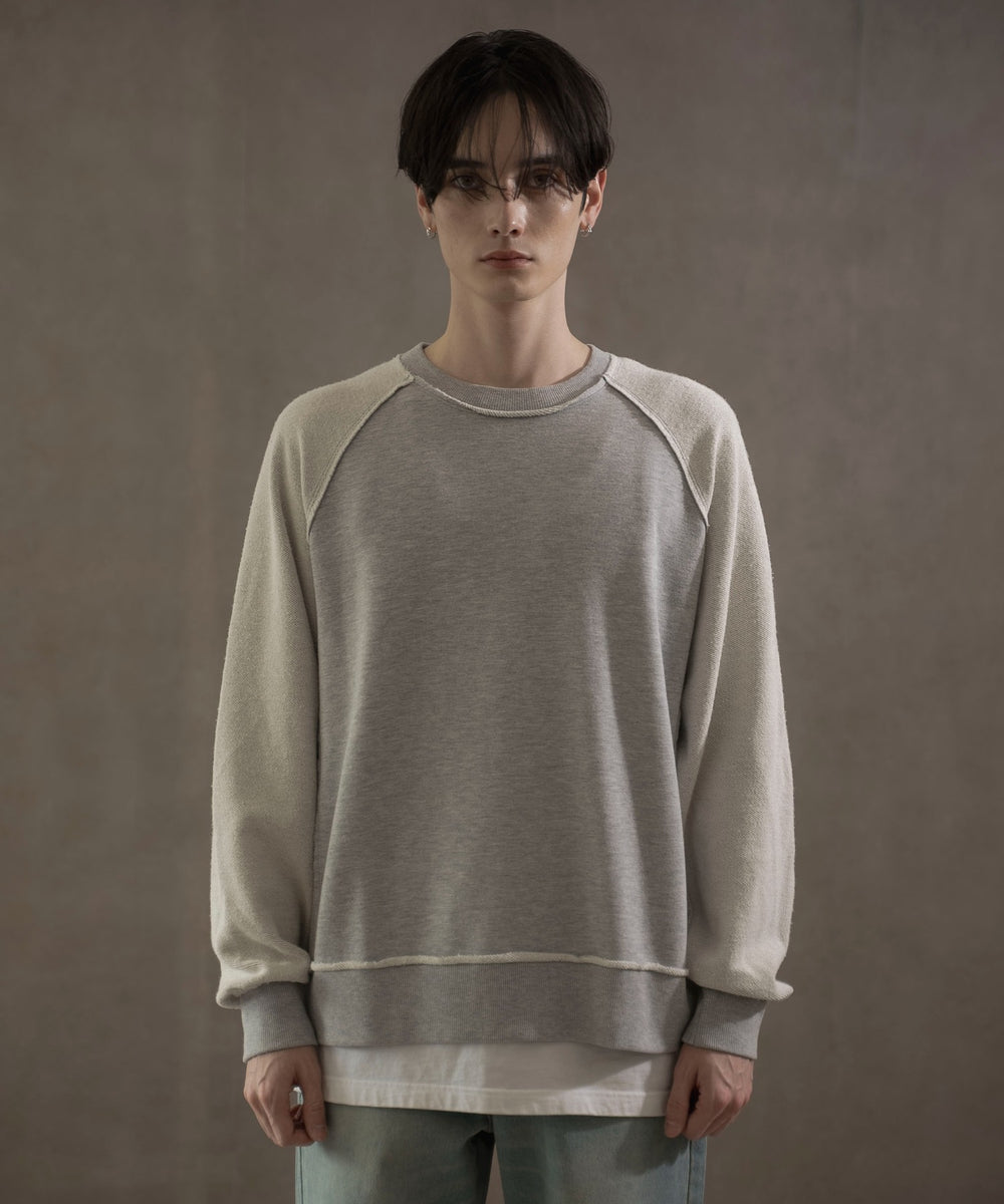 杢グレー　モデル：180㎝　L着用