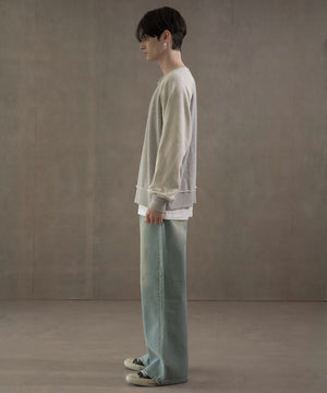 杢グレー　モデル：180㎝　L着用