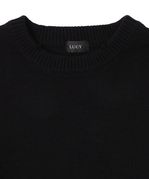 ダメージニットプルオーバー