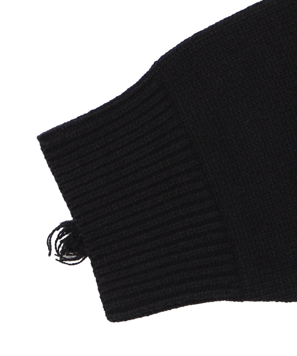 ダメージニットプルオーバー