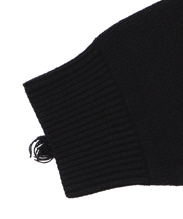 ダメージニットプルオーバー