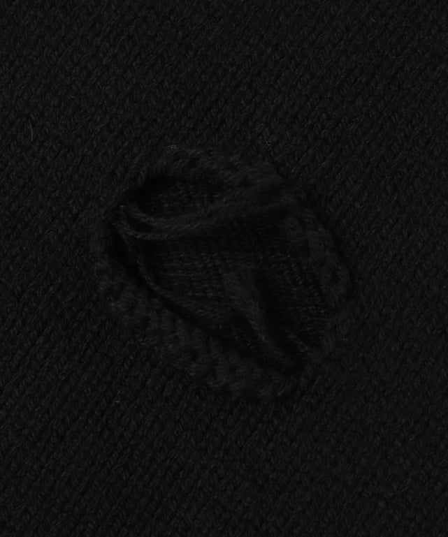 ダメージニットプルオーバー