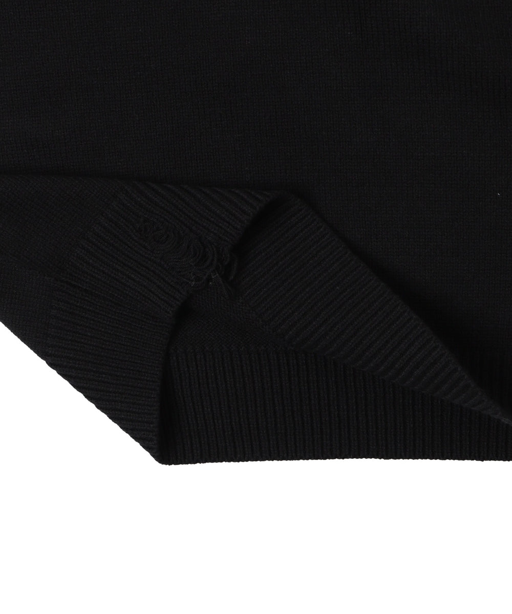 ダメージニットプルオーバー