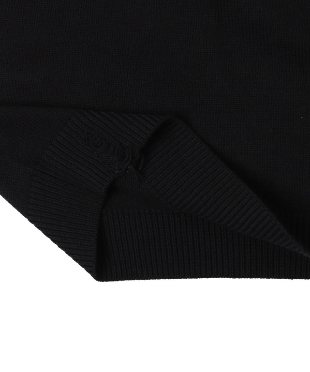 ダメージニットプルオーバー