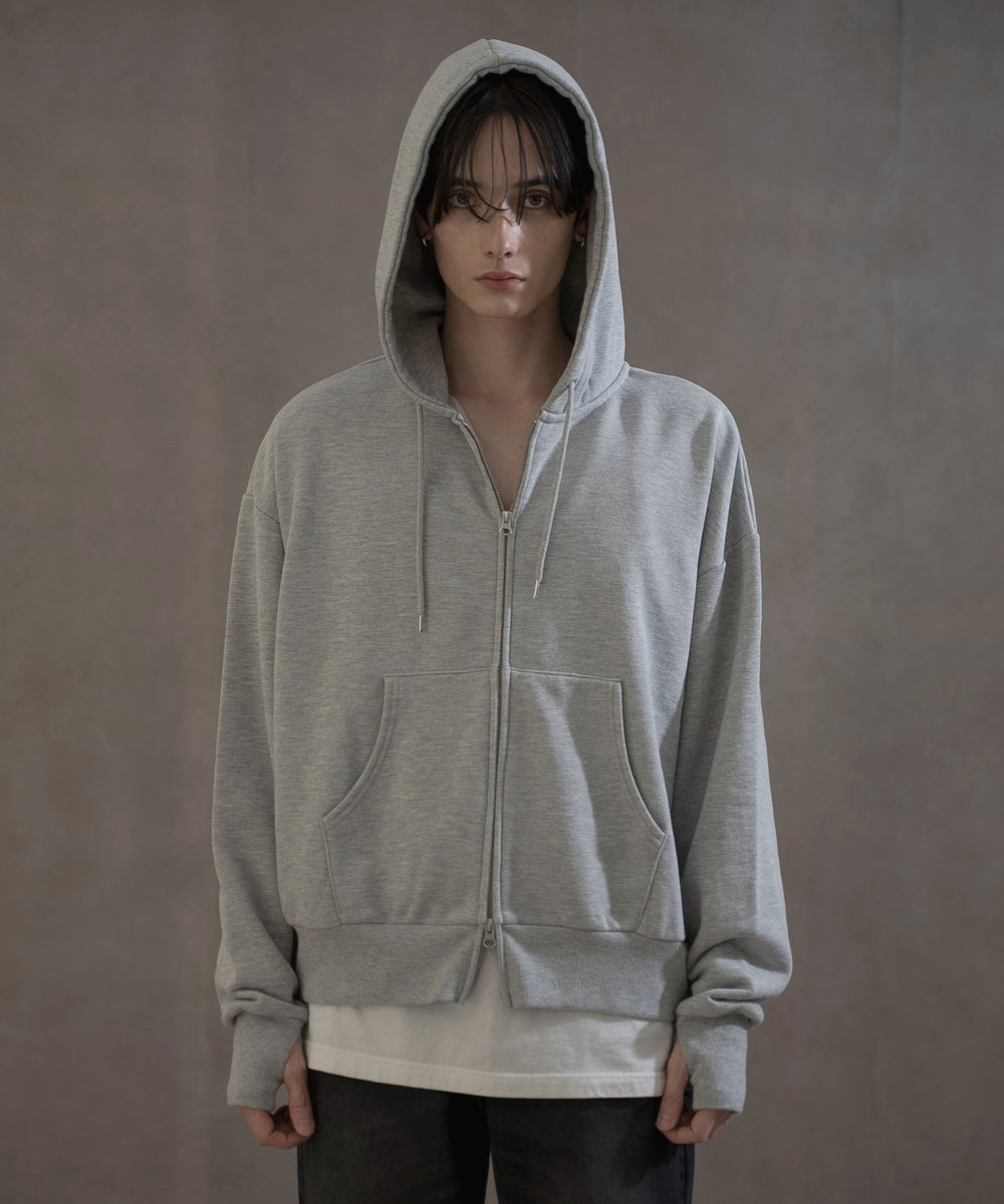 杢グレー　モデル：180㎝　L着用