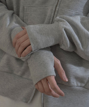 ショートダブルZIPパーカー