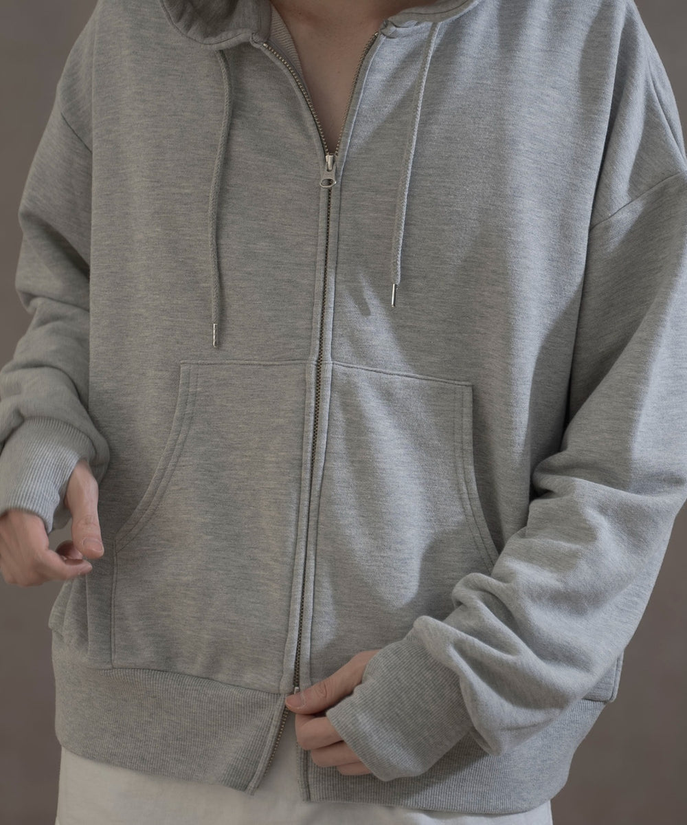 ショートダブルZIPパーカー