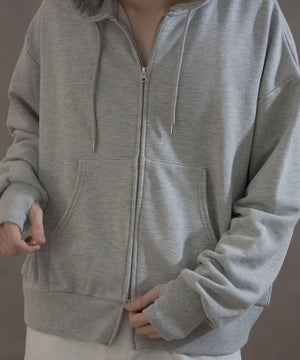 ショートダブルZIPパーカー