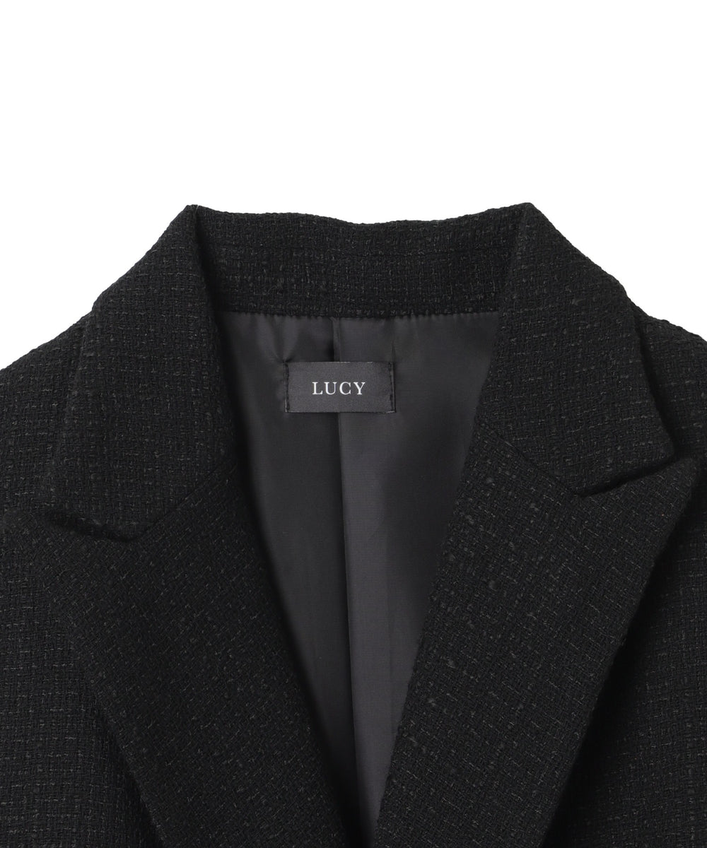 ツイードダブルテーラードジャケット