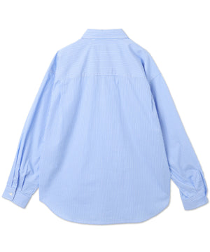 ネクタイ付きストライプシャツ（LS）