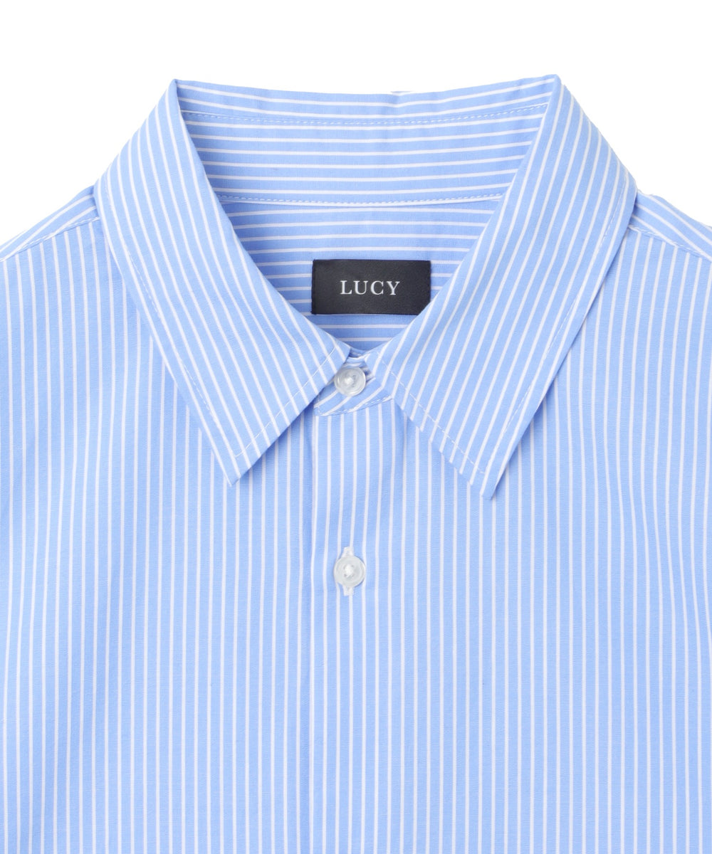 ネクタイ付きストライプシャツ（LS）