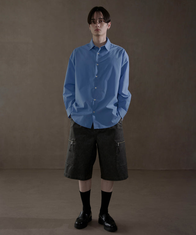 ブルー　モデル：180㎝　L着用