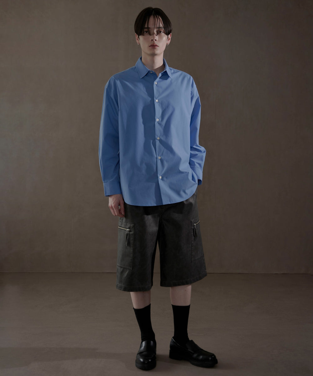 ブルー　モデル：180㎝　L着用