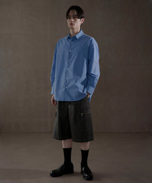 ブルー　モデル：180㎝　L着用