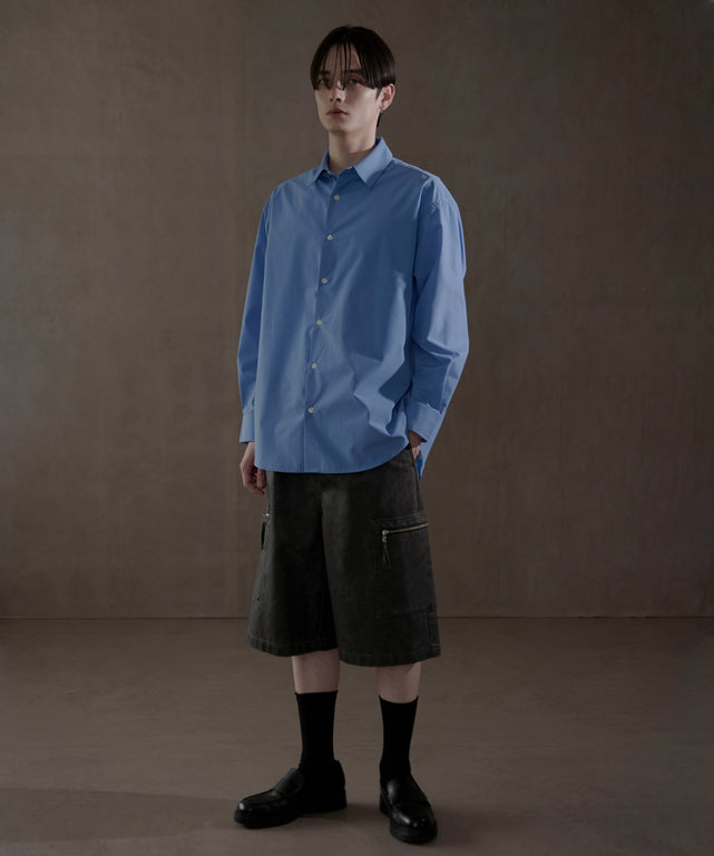 ブルー　モデル：180㎝　L着用