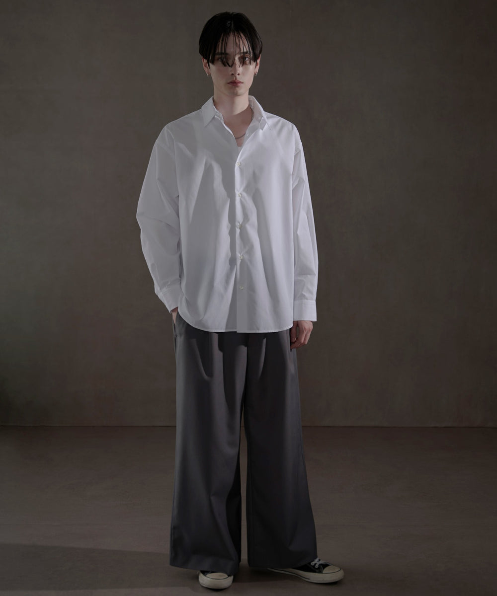 ホワイト　モデル：180㎝　L着用