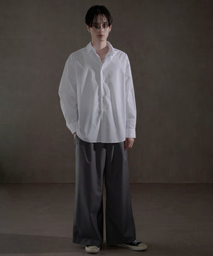 ホワイト　モデル：180㎝　L着用