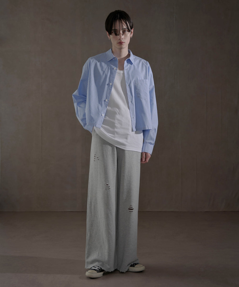 ブルーストライプ　モデル：180㎝　F着用