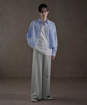 ブルーストライプ　モデル：180㎝　F着用