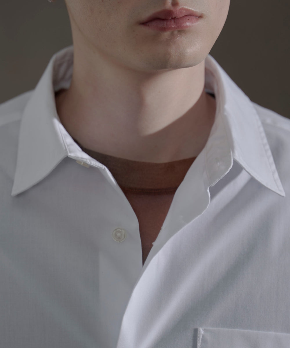 ブロードクロップドシャツ