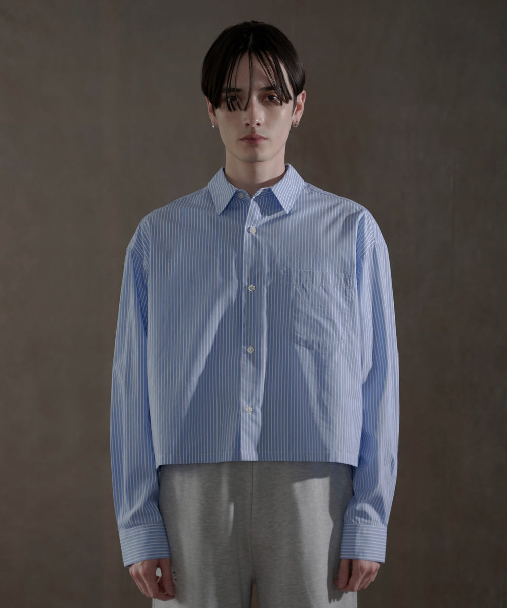 ブルーストライプ　モデル：180㎝　F着用